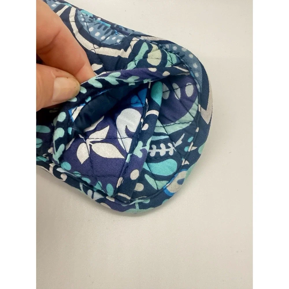 Retired Vera Bradley Blue Island Medallion Double Eye Case Cottagecore Y2K
